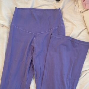 Aerie lavender flare leggings